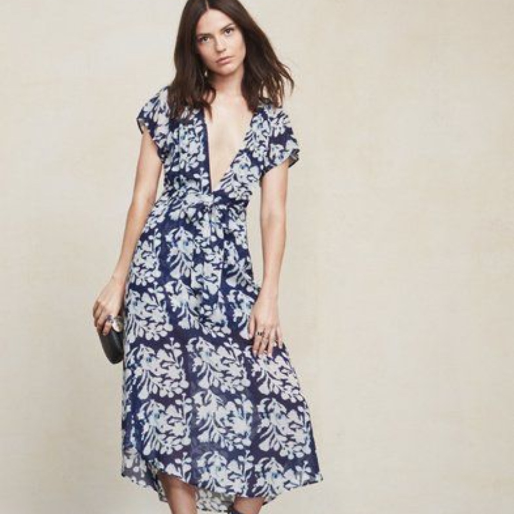 Reformation Thalia Dress in Batik 2P
